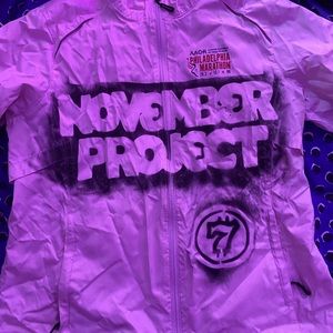November project Philadelphia marathon jacket